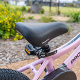 Progear DuraLite Kids Bike 12" - Baby Pink - saddle detail