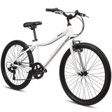 Progear DuraLite 24" Girls 7 Speed Bike - Pearl White