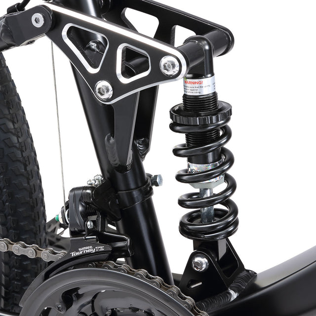 Progear Trail Dual Suspension MTB 26*19" Black Ember