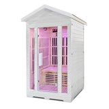 ReGen8 Duo Outdoor - 2 Person 2200W Infrared Sauna in White