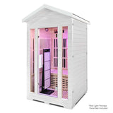 ReGen8 Duo Outdoor - 2 Person 2200W Infrared Sauna in White