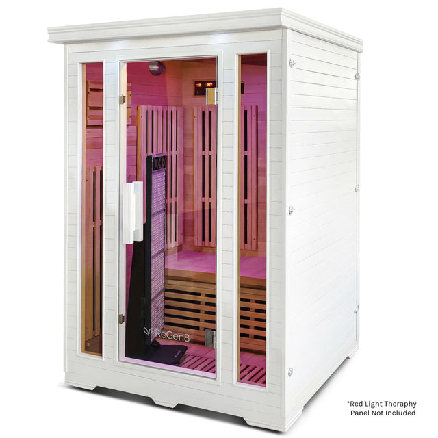 ReGen8 Duo - 2 Person 2040W Infrared Sauna in White