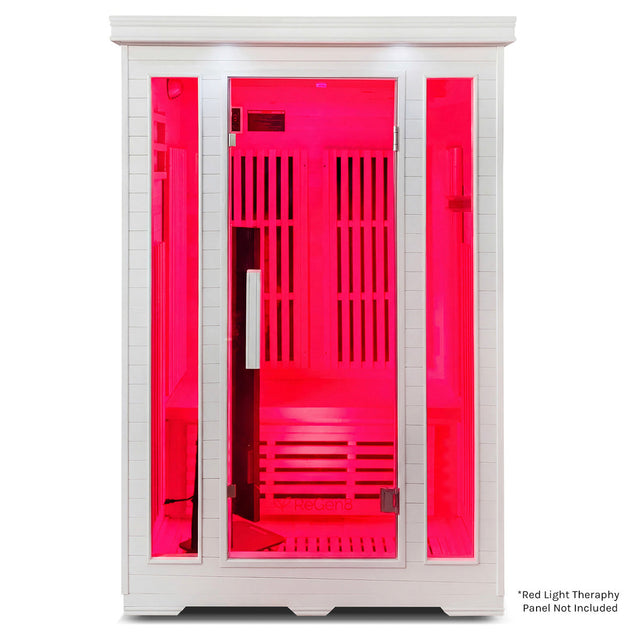 ReGen8 Duo - 2 Person 2040W Infrared Sauna in White