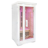 ReGen8 Solo - 1 Person 1410W Infrared Sauna in White