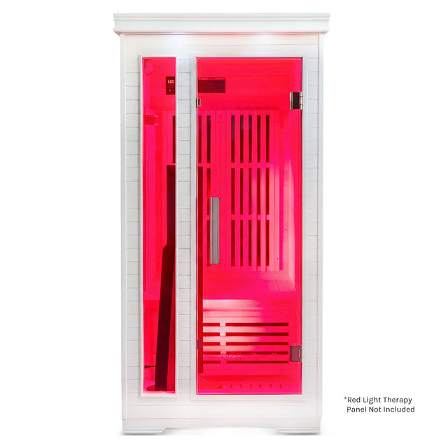 ReGen8 Solo - 1 Person 1410W Infrared Sauna in White