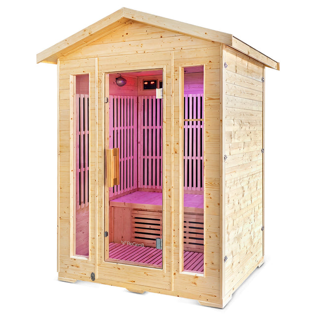 ReGen8 Trio Outdoor - 3 Person 2620W Infrared Sauna