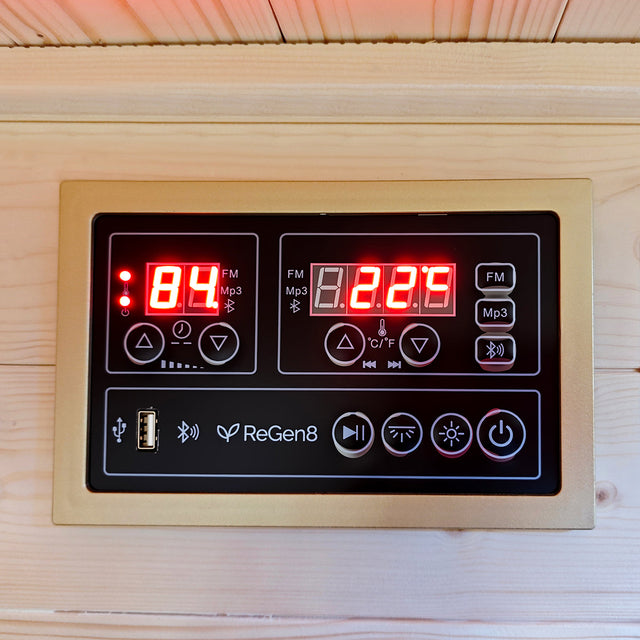 ReGen8 Trio Outdoor - 3 Person 2620W Infrared Sauna