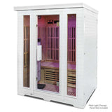 ReGen8 Trio - 3 Person 2520W Infrared Sauna in White