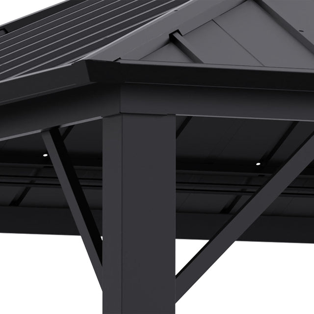 Yardtopia Aspendale 3m x 3.6m Metal Gazebo Set