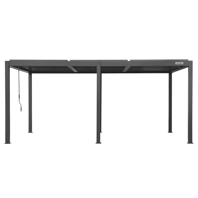 Yardtopia Elmont 3m x 5m Aluminium Pergola (Charcoal Grey)