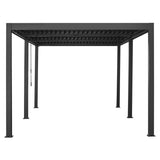 Yardtopia Elmont 3m x 5m Aluminium Pergola (Charcoal Grey)