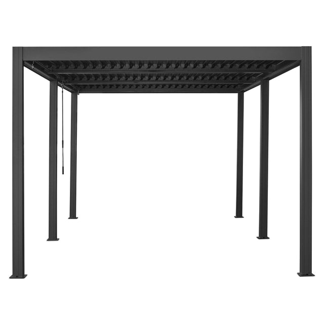 Yardtopia Elmont 3m x 5m Aluminium Pergola (Charcoal Grey)