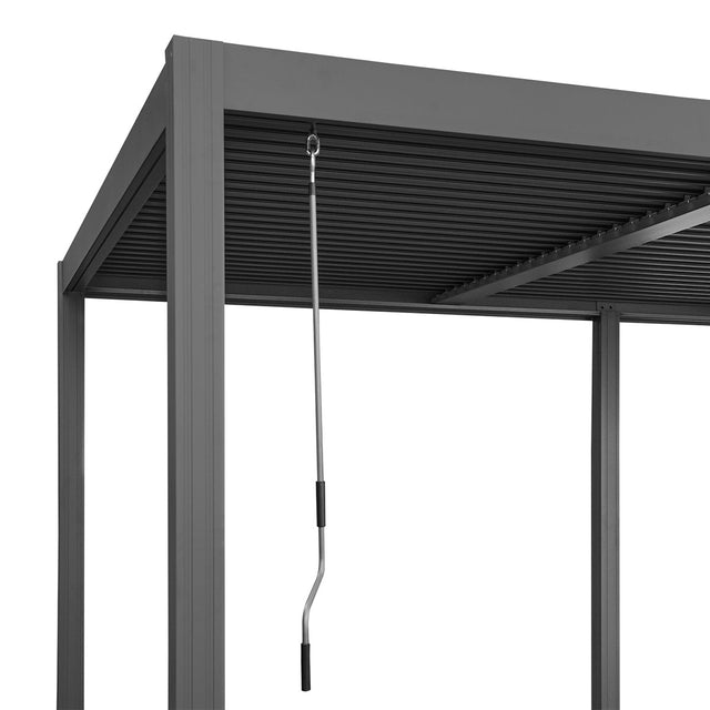 Yardtopia Elmont 3m x 5m Aluminium Pergola (Charcoal Grey)