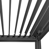 Yardtopia Elmont 3m x 5m Aluminium Pergola (Charcoal Grey)